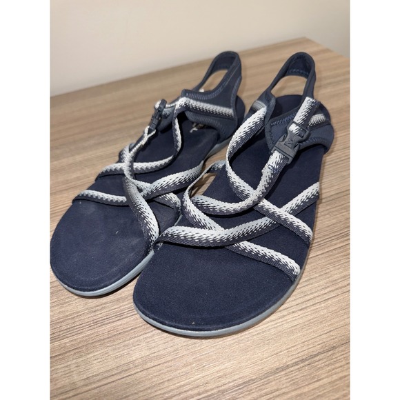 Merrell Navy Memory Foam Adjustable Strap Sport Sandals Women's size 10 - Picture 1 of 5